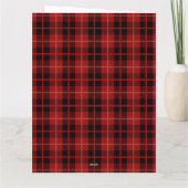 市松模様にChristmas Card カード (裏面)