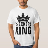 市松模様にKING Tシャツ (正面)