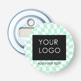 市松模様にMint Customizable Business Add Logo 栓抜き