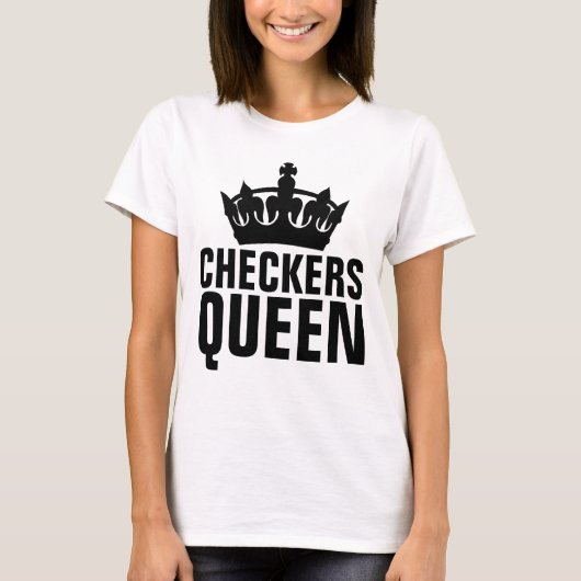 市松模様にQUEEN Tシャツ (正面)