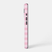 市松模様のイニシャル オリジナル iPhone 16ケース (左側面)