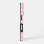 市松模様のイニシャル オリジナル iPhone 16ケース (右側面)