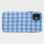 市松模様の布地 Case-Mate iPhoneケース (裏面(横))