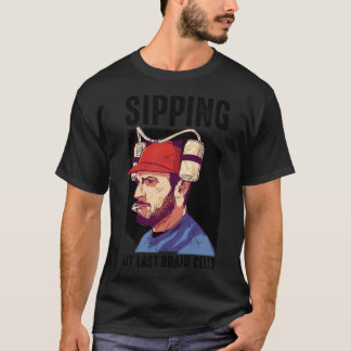 市松模様の探偵漫画 Tシャツ