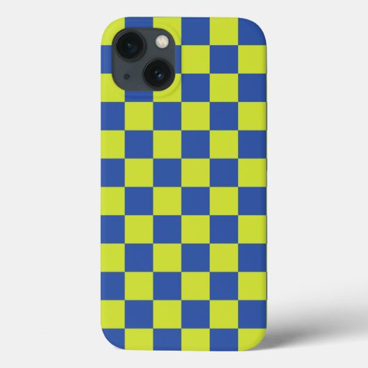 市松模様の警察のパターン Case-Mate iPhoneケース (裏面)