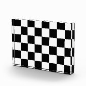 市松模様 黒と白 幾何学 レトロ フォトブロック (右)