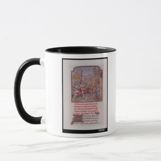 市民が受け取るやせたのジョン マグカップ (左)