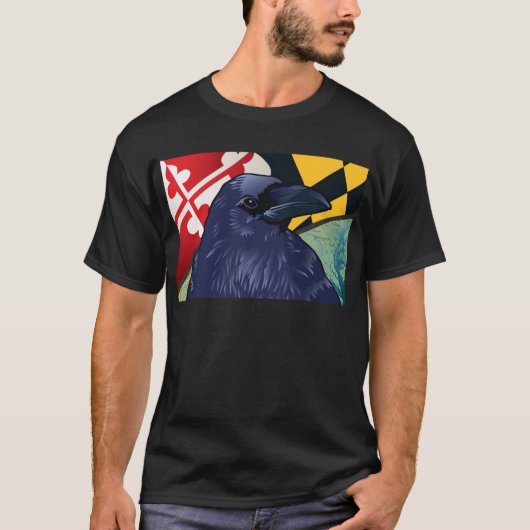 市民のワタリガラス、Nevermoreメリーランド Tシャツ (正面)