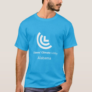 市民の気候ロビーAlabamaフロント&バック Tシャツ