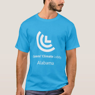 市民の気候ロビーAlabamaフロント&バック Tシャツ