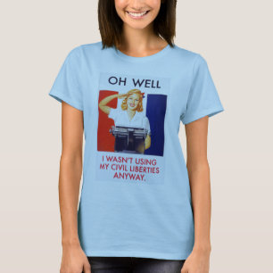 市民の自由をとにかく使用していませんでした Tシャツ