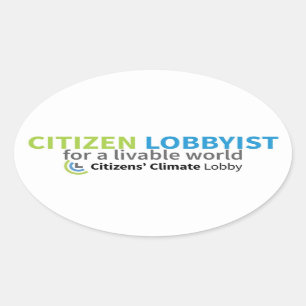 市民の議案通過運動者のステッカー 楕円形シール