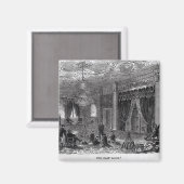 市民の間のホワイトハウスの東室 マグネット (正面/裏面)