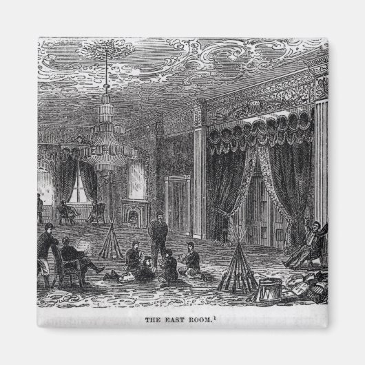 市民の間のホワイトハウスの東室 マグネット (正面)