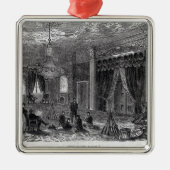 市民の間のホワイトハウスの東部屋 メタルオーナメント (正面)