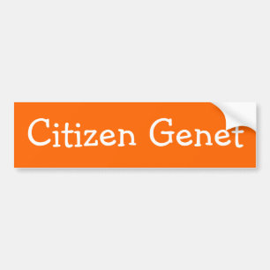 市民のGenetのバンパーステッカー バンパーステッカー
