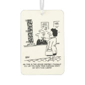 市民アドバイスセンター漫画。女性与えアドバイス カーエアーフレッシュナー (裏面)