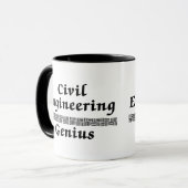 市民エンジニアリング天才 マグカップ (正面左)