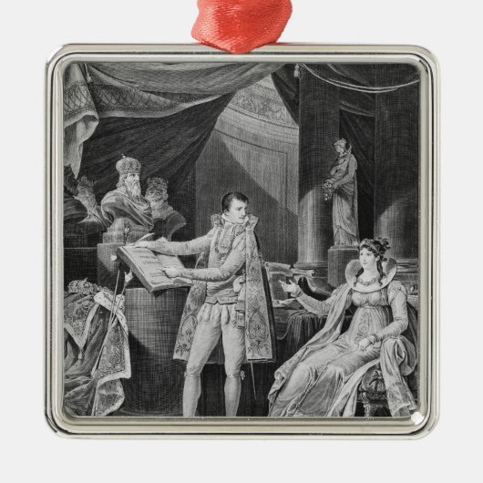 市民コードからの記事を示します メタルオーナメント (正面)