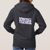 市民スタイリッシュ収集フード付きスウェットシャツ パーカ (裏面)