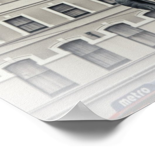 市民戦争記念像クリスティチャーチニューゼアル ポスター (角)