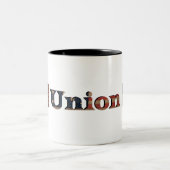 市民戦同盟🇺🇸 ✨ギフト素晴らし軍隊国旗 ツートーンマグカップ (中央)