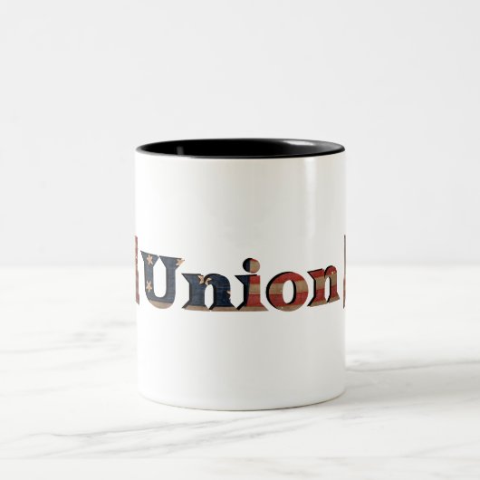 市民戦同盟🇺🇸 ✨ギフト素晴らし軍隊国旗 ツートーンマグカップ (中央)