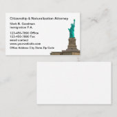 市民権と帰化弁護士 名刺 (正面/裏面)