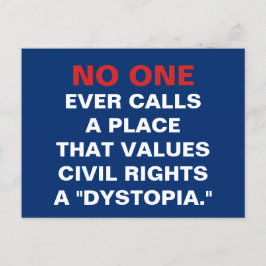 市民権を尊重する場所は決してディストピアではない ポストカード