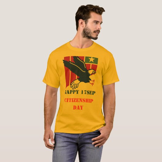 市民権記念日 Tシャツ (正面フル)