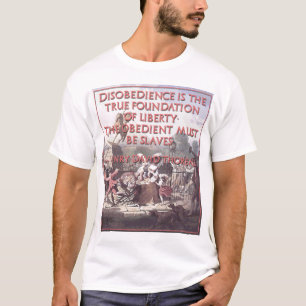 市民的不服従のThoreauの引用文 Tシャツ