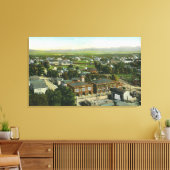 市消防署・市街地空中眺望 キャンバスプリント (インサイチュ (リビング))