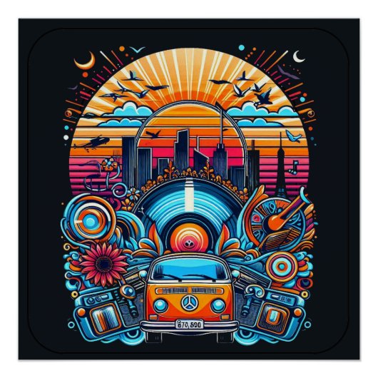 市生活光沢ポスター ポスター (正面)