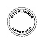 市町村プランナー承認スタンプ ラバースタンプ (インプリント)