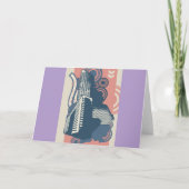 市町村抽象芸術グリーティングカード カード (正面)