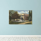 市町村講堂の見解 キャンバスプリント (インサイチュ (ウッドフロア))