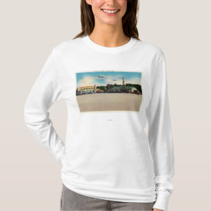 市空港滑走路場面 Tシャツ