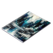 市絵を描冬のシーン1006 ノートブック (左側)