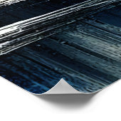 市絵を描冬のシーン1006 ポスター (角)