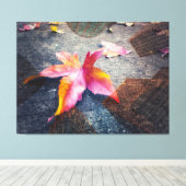 市落ちた離れ市 キャンバスプリント (インサイチュ (ウッドフロア))