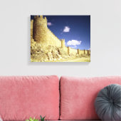 市街の壁 キャンバスプリント (インサイチュ (リビング))