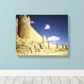 市街の壁 キャンバスプリント (インサイチュ (ウッドフロア))