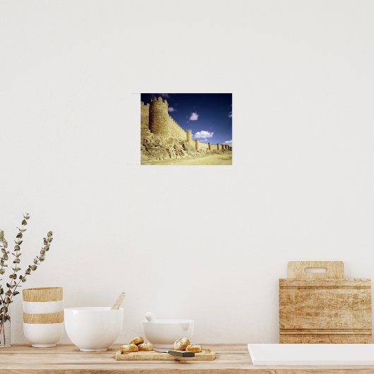 市街の壁 ポスター (キッチン)