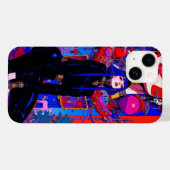 市街の女性 Case-Mate iPhoneケース (裏面 (横))