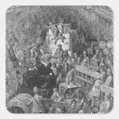 市街の通り スクエアシール (正面)