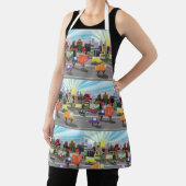 市街並みと交通 エプロン (インサイチュ)