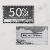 市街区クーポンカード 割引カード (正面/裏面)