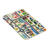 市街図のパターン マグネット (右側)