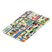 市街図のパターン マグネット (左側)