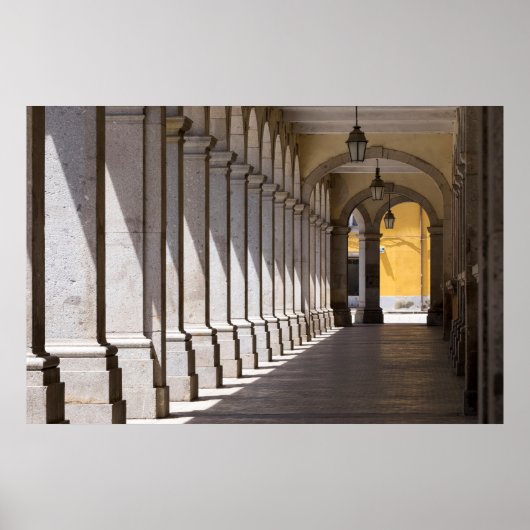 市街地アーチ型廊下 ポスター (正面)